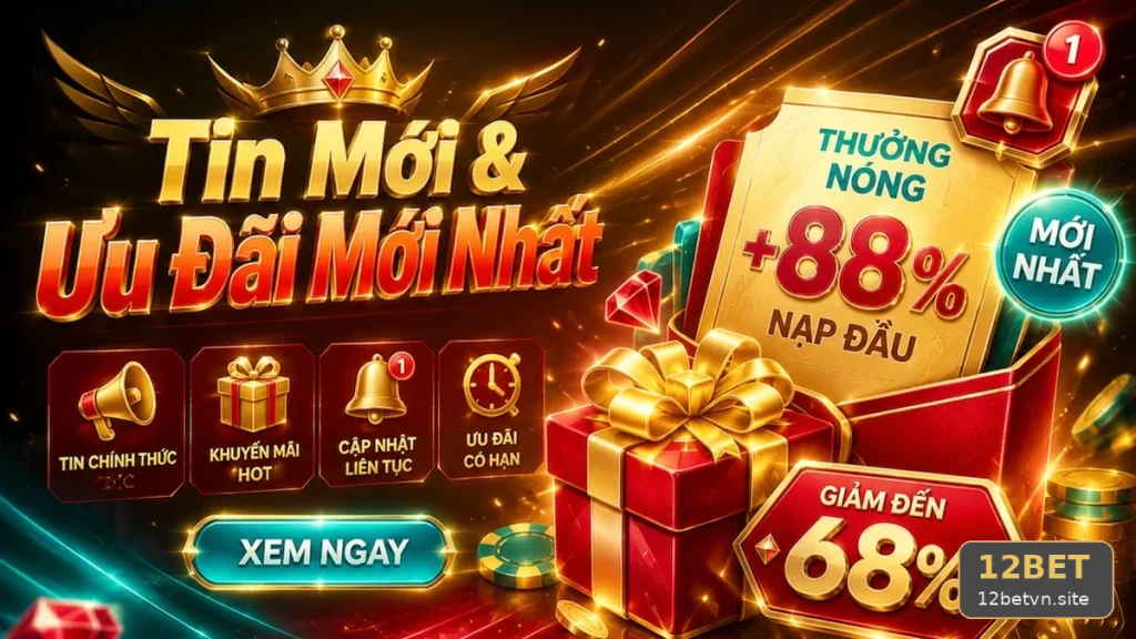 Khuyến Mãi 12BET: Đọc Chi Tiết Giao Diện Tin Mới, Ưu Đãi Và Điều Kiện Nhận Thưởng Qua Hướng Dẫn Đọc Dữ Liệu – Góc Kiểm Chứng Theo Tên Miền 12betvn.site
